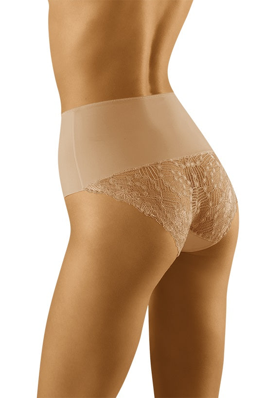 Sexy shapewear girdle with lace Promessa Beige - S-XXL