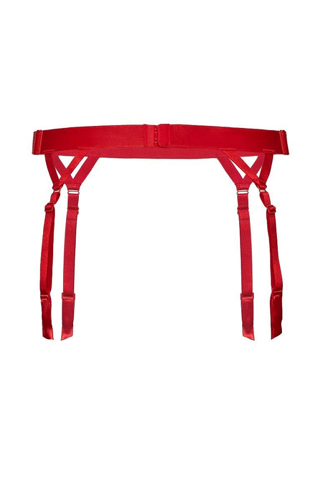 Garters made of elastic bands Cyria from Rosa in red