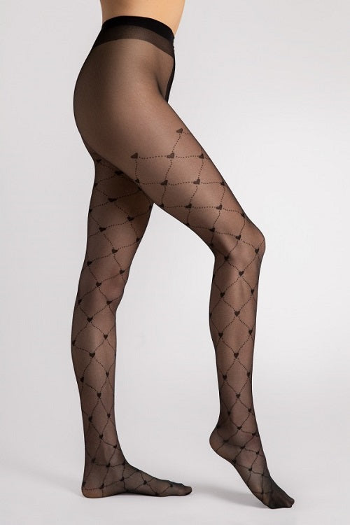 Tights with pattern Fiore The Royal 15 DEN