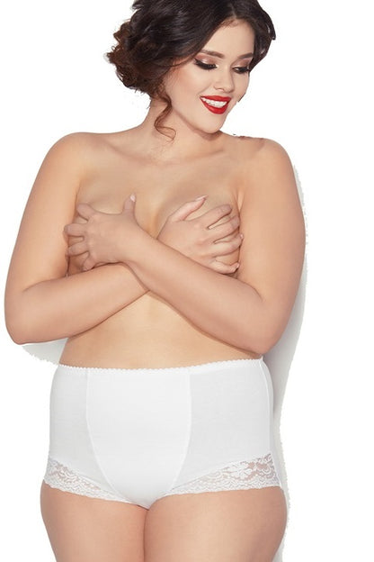 Figure-shaping girdle with lace Ela Weiss - Large sizes XL-9XL 