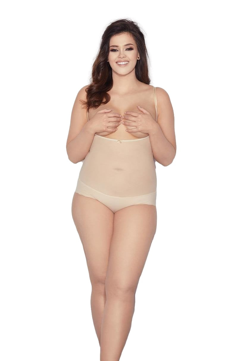 Shapewear Body Laser Cut Glam Beige - Large Sizes XL-5XL