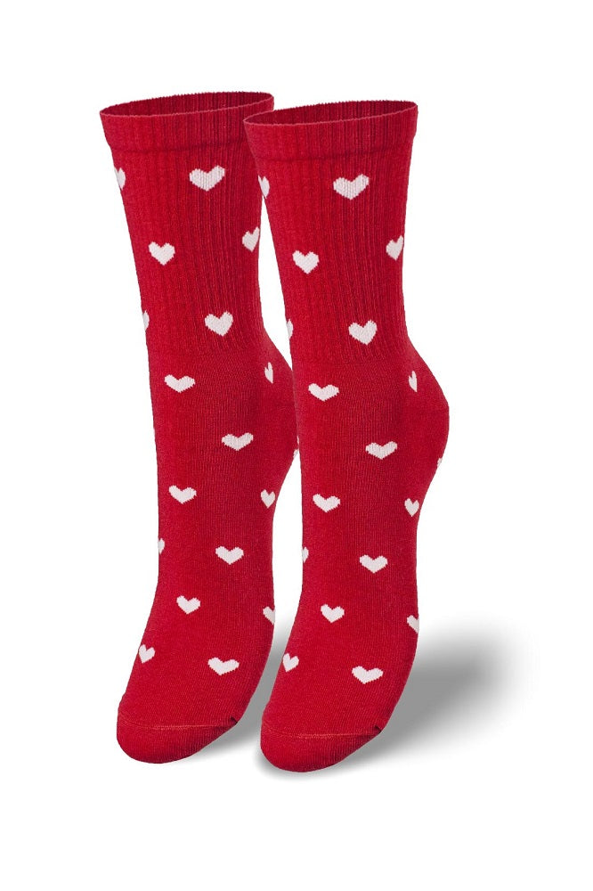 Baumwollsocken mit Herz-Muster für Valentinstag