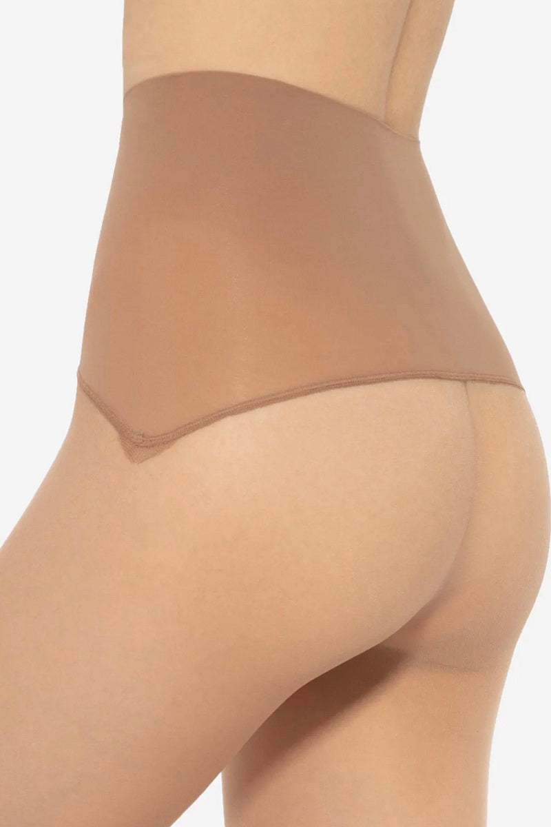 Shaping seamless tights high waist Gatta Talia Comfort 30 DEN - Daino
