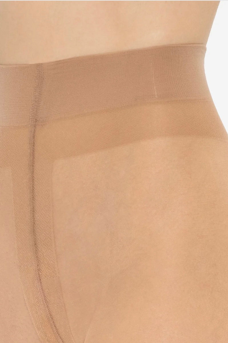 Elegant tights Gatta Ellen 15 Denier Lycra Satin Sheer - Golden
