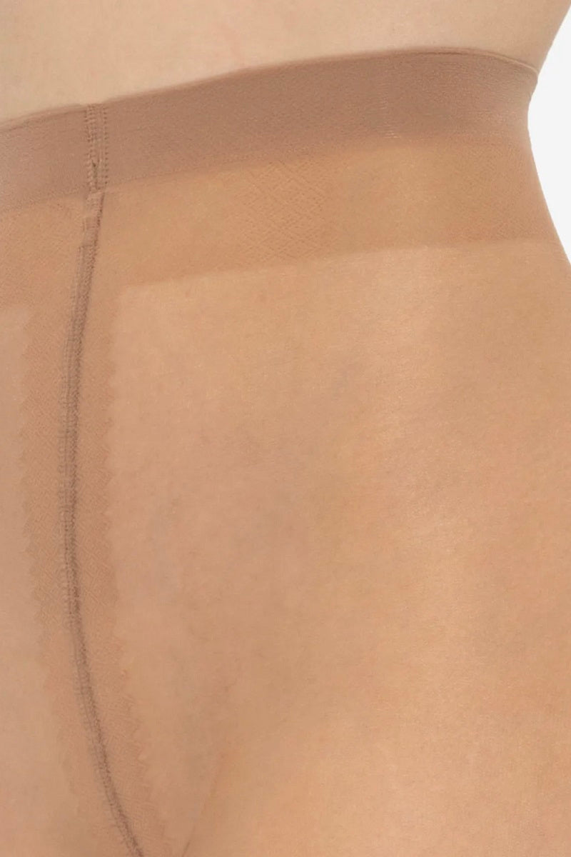 Ultra-thin tights with Lycra Gatta Eve 8 DEN silky look - Golden
