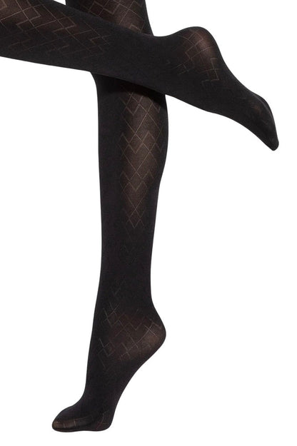 Black patterned tights Gatta Loretta 145