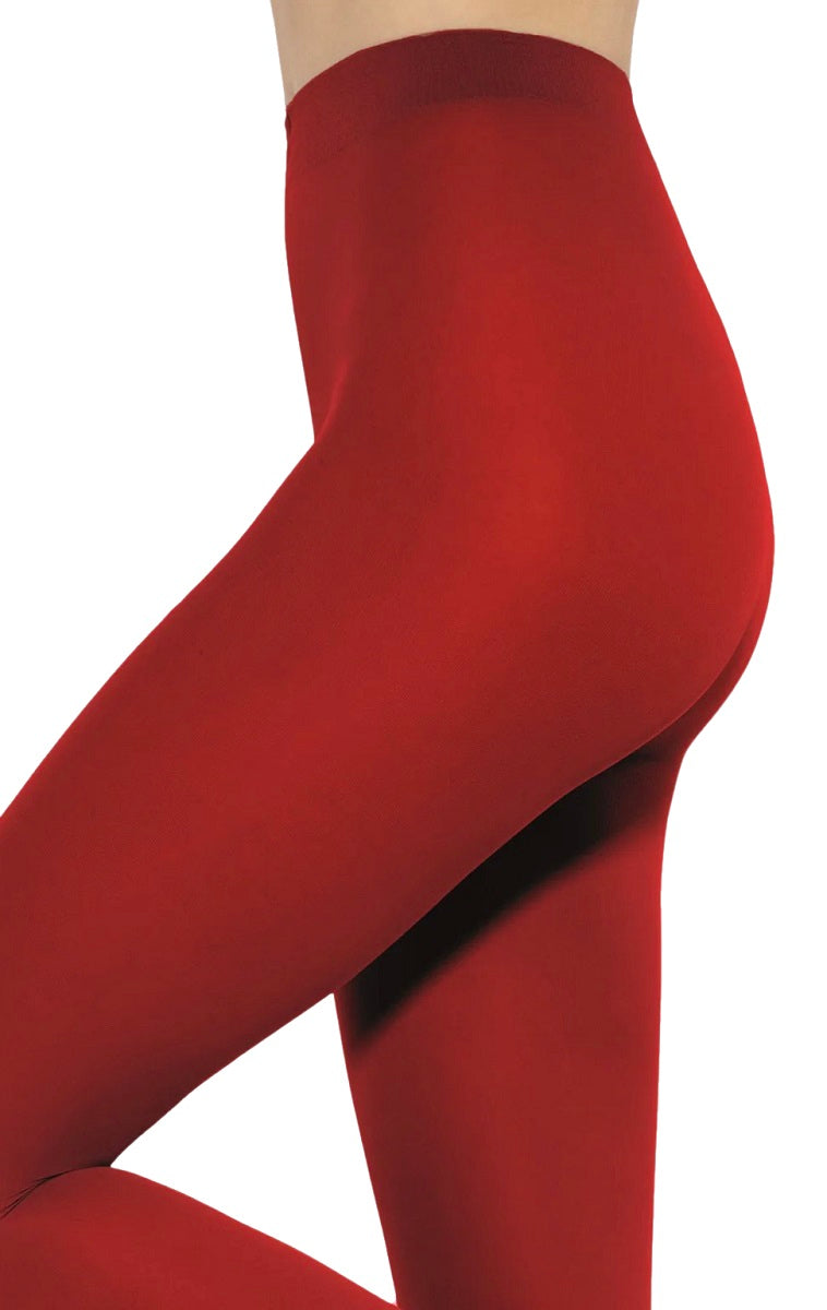 Collants classiques en microfibre Gatta Rosalia 40 DEN - rouge