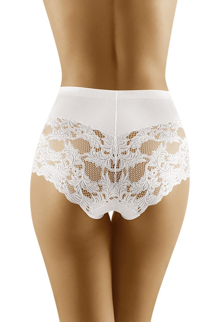 Sexy shapewear girdle with lace Slimea white - S-XXL