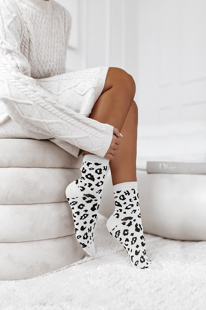 Fashion cotton socks leopard