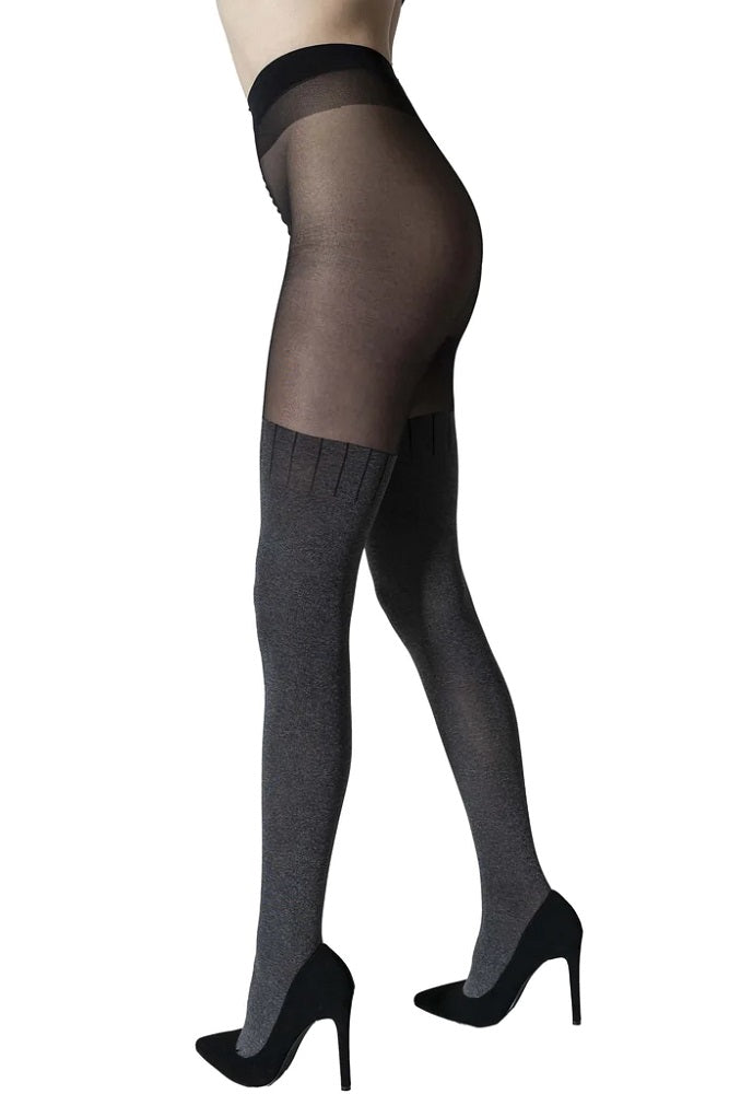 Overknee Strumpfhose Stay Tuned 60 DEN Fiore Outlet